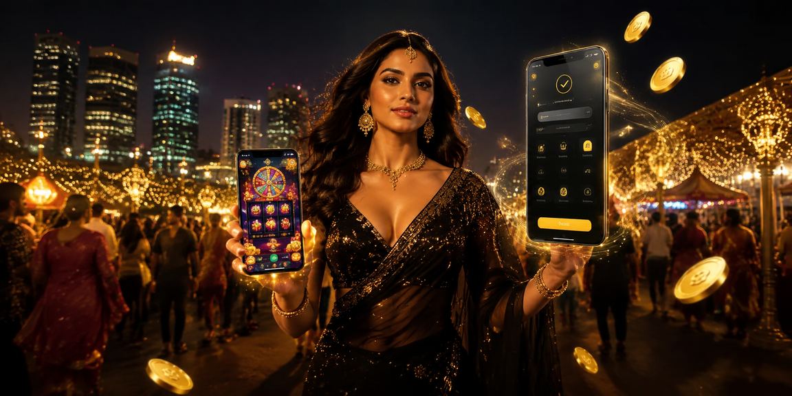 Mobile night market payments processing in Indian city